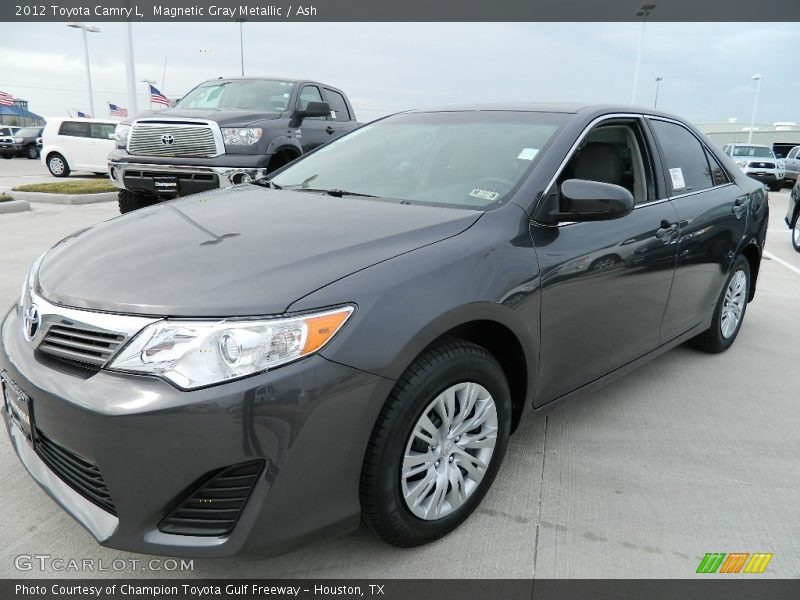 Magnetic Gray Metallic / Ash 2012 Toyota Camry L