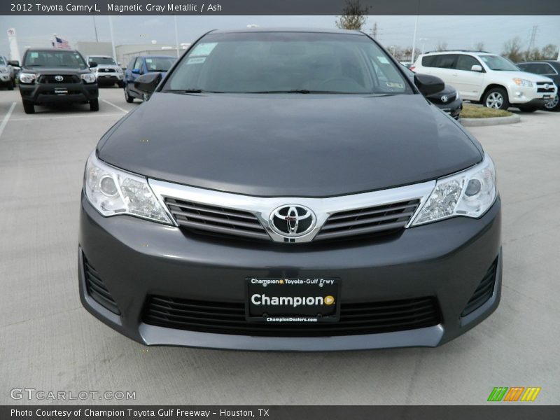 Magnetic Gray Metallic / Ash 2012 Toyota Camry L