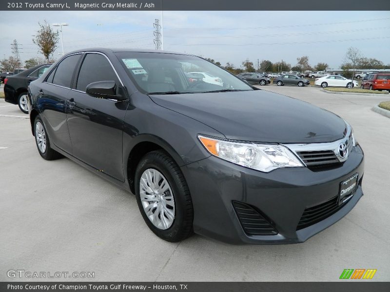 Magnetic Gray Metallic / Ash 2012 Toyota Camry L