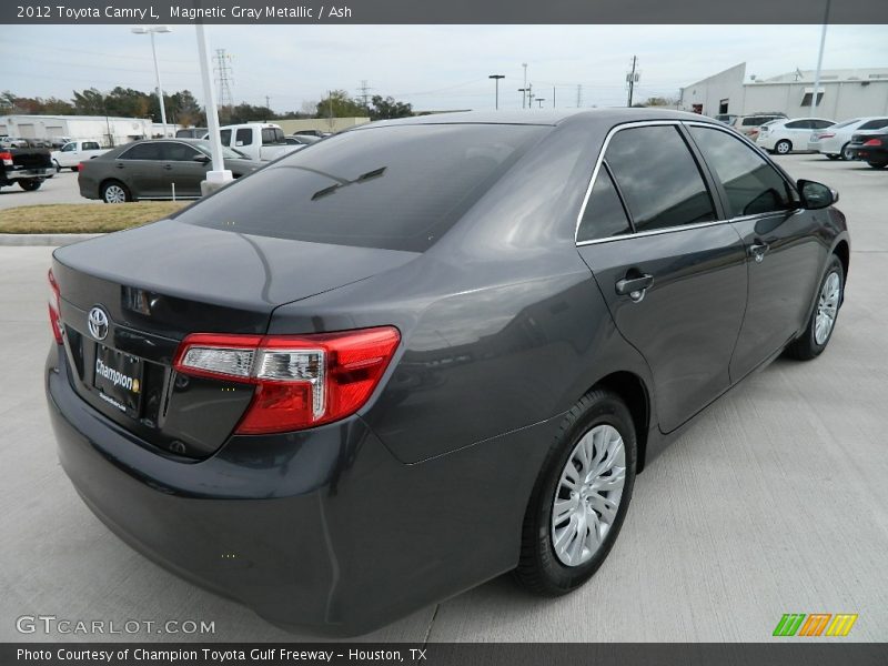 Magnetic Gray Metallic / Ash 2012 Toyota Camry L