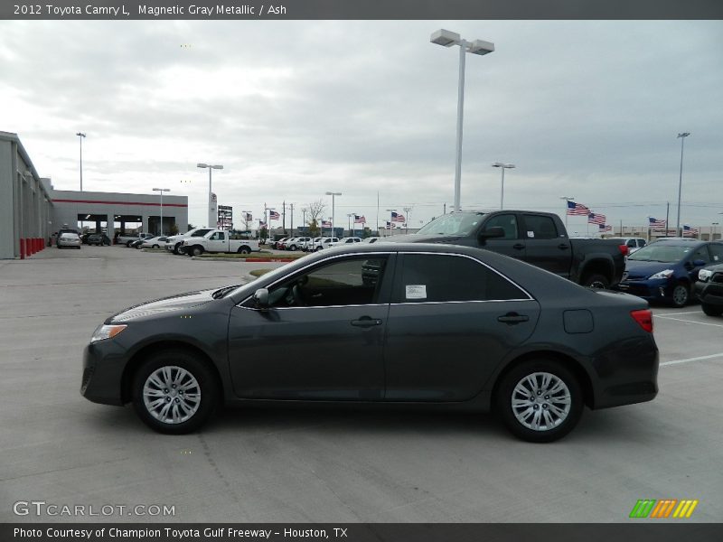 Magnetic Gray Metallic / Ash 2012 Toyota Camry L