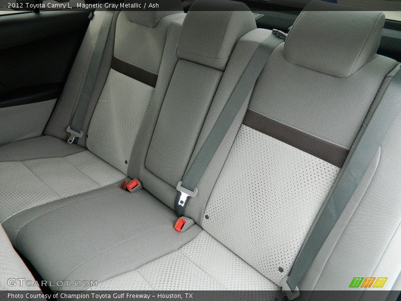 Magnetic Gray Metallic / Ash 2012 Toyota Camry L