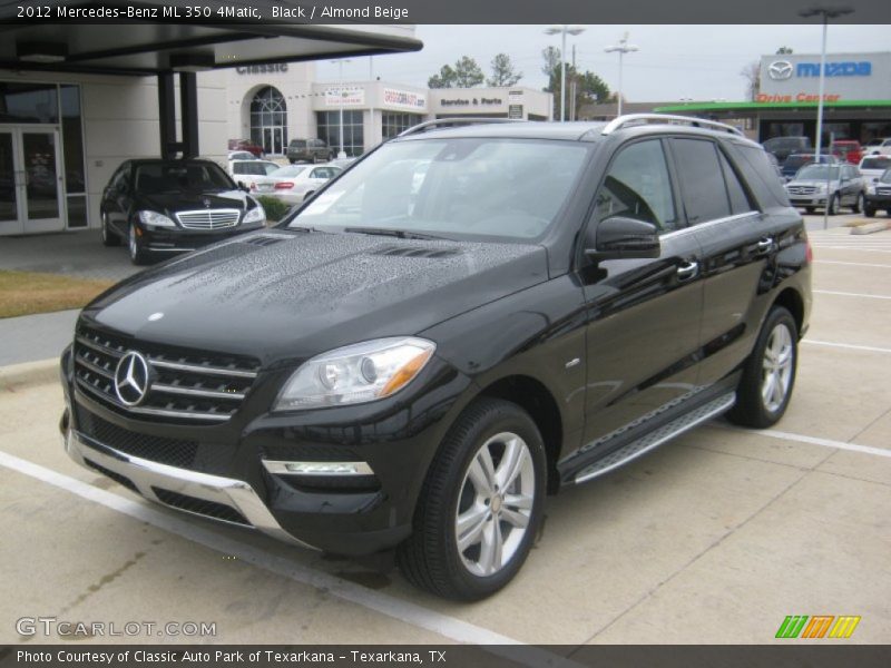 Black / Almond Beige 2012 Mercedes-Benz ML 350 4Matic