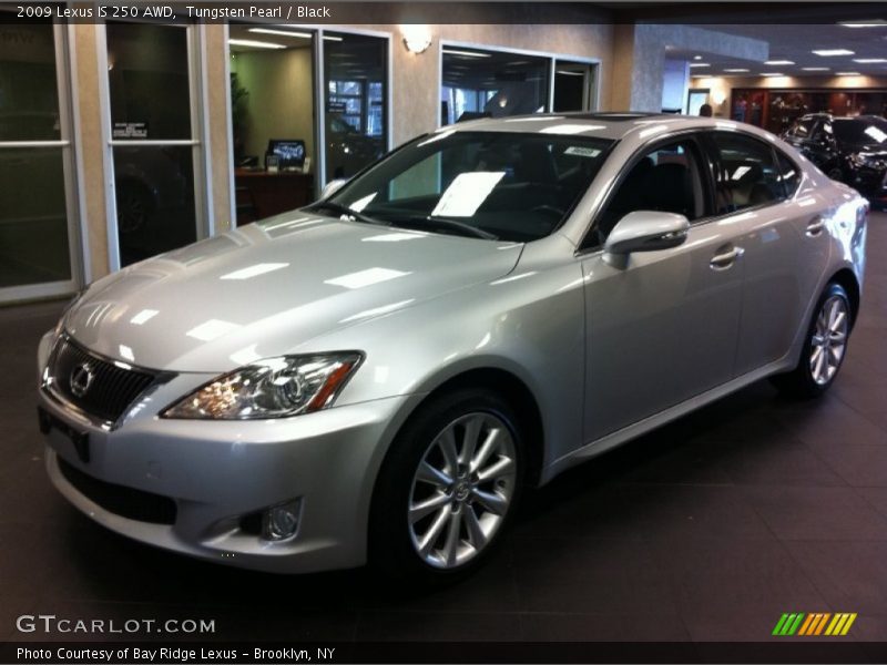 Tungsten Pearl / Black 2009 Lexus IS 250 AWD