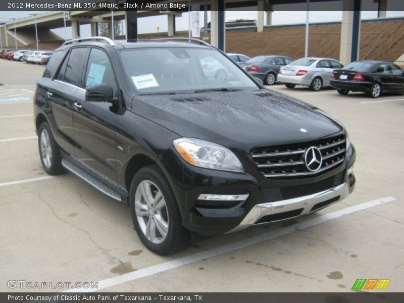 Black / Almond Beige 2012 Mercedes-Benz ML 350 4Matic