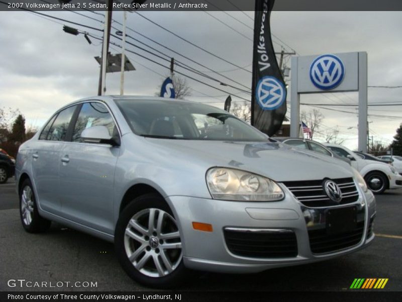 Reflex Silver Metallic / Anthracite 2007 Volkswagen Jetta 2.5 Sedan