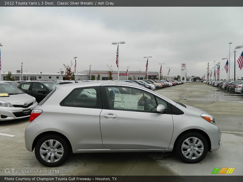  2012 Yaris L 3 Door Classic Silver Metallic