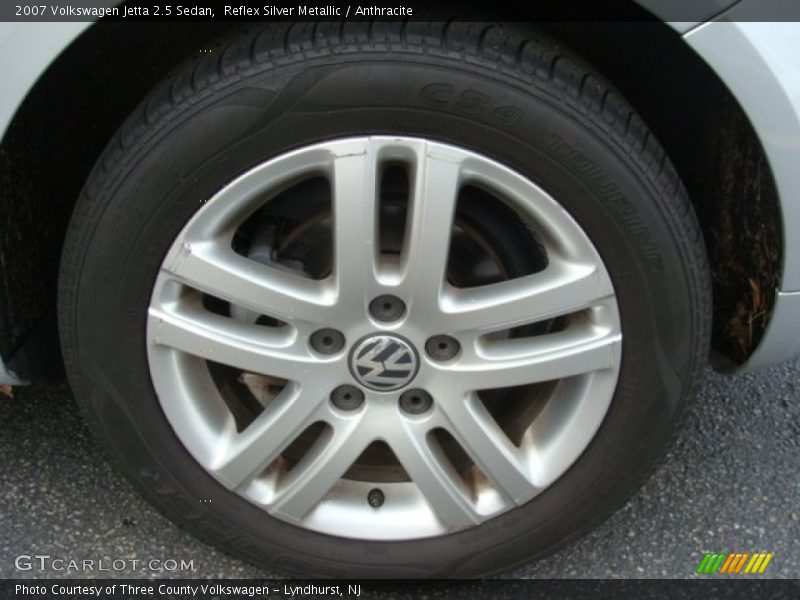 Reflex Silver Metallic / Anthracite 2007 Volkswagen Jetta 2.5 Sedan