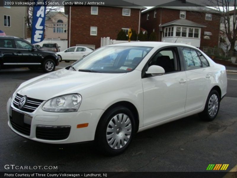 Candy White / Anthracite 2009 Volkswagen Jetta S Sedan