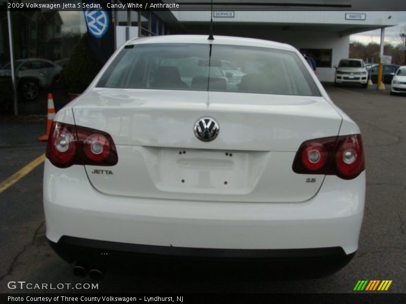 Candy White / Anthracite 2009 Volkswagen Jetta S Sedan