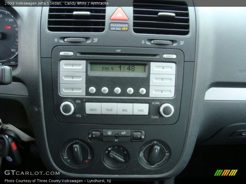 Candy White / Anthracite 2009 Volkswagen Jetta S Sedan
