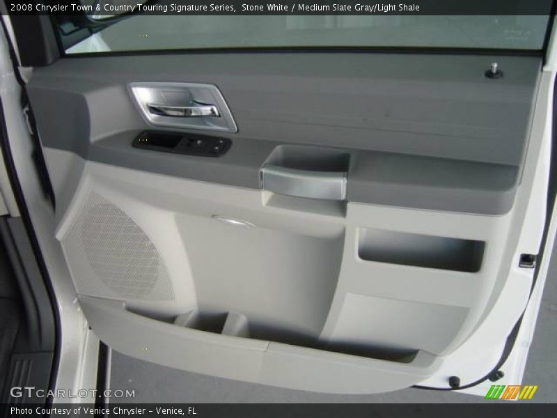 Stone White / Medium Slate Gray/Light Shale 2008 Chrysler Town & Country Touring Signature Series