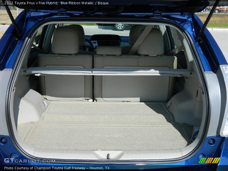 Blue Ribbon Metallic / Bisque 2012 Toyota Prius v Five Hybrid