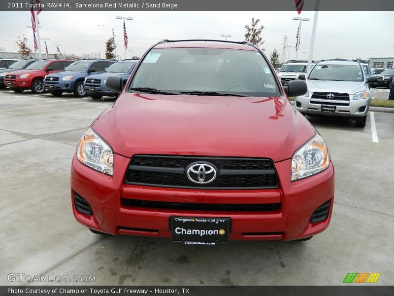 Barcelona Red Metallic / Sand Beige 2011 Toyota RAV4 I4