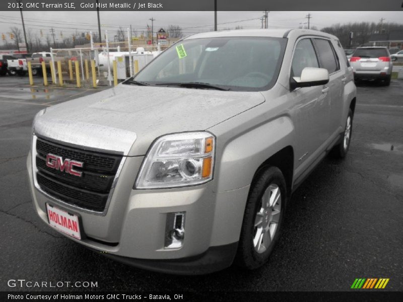 Gold Mist Metallic / Jet Black 2012 GMC Terrain SLE