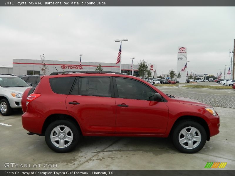 Barcelona Red Metallic / Sand Beige 2011 Toyota RAV4 I4
