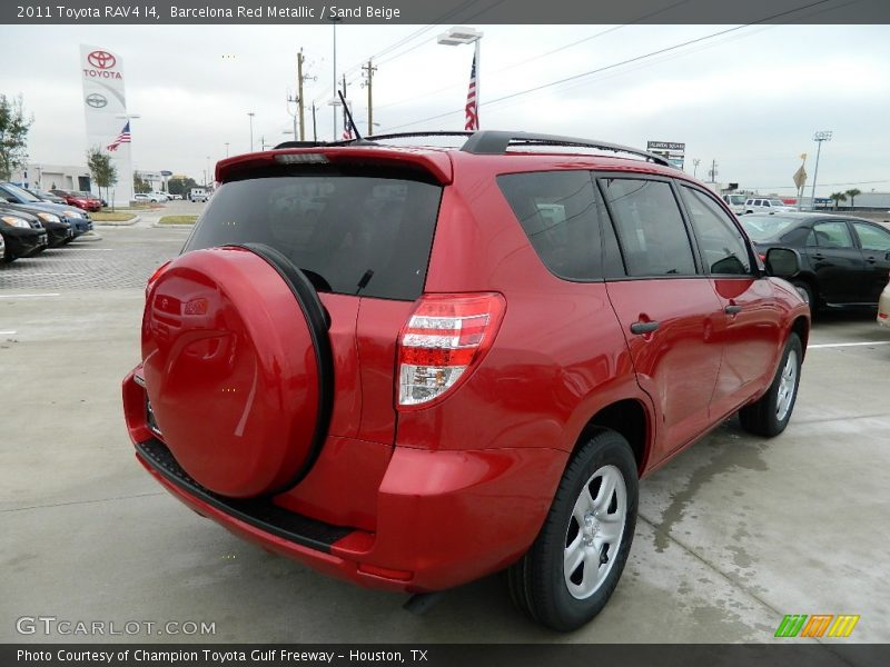 Barcelona Red Metallic / Sand Beige 2011 Toyota RAV4 I4