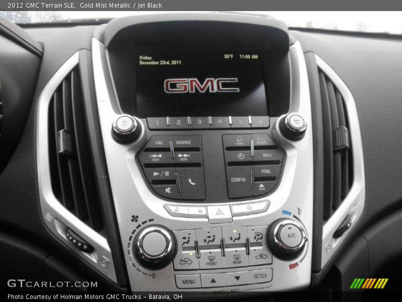 Gold Mist Metallic / Jet Black 2012 GMC Terrain SLE