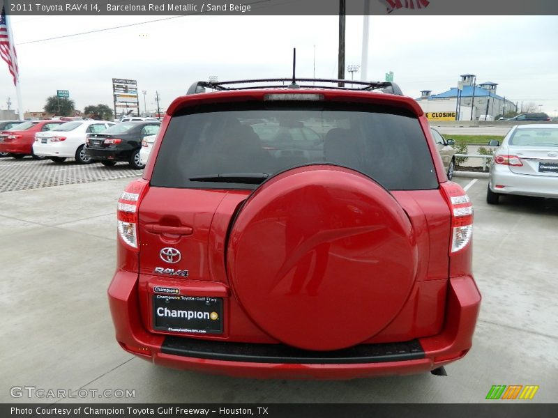 Barcelona Red Metallic / Sand Beige 2011 Toyota RAV4 I4