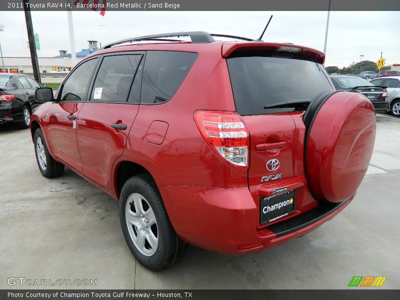 Barcelona Red Metallic / Sand Beige 2011 Toyota RAV4 I4