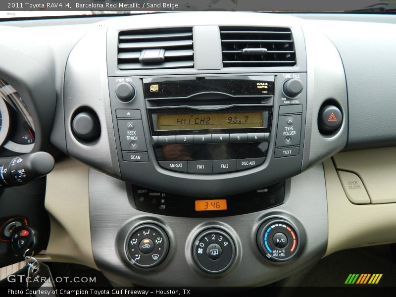 Barcelona Red Metallic / Sand Beige 2011 Toyota RAV4 I4