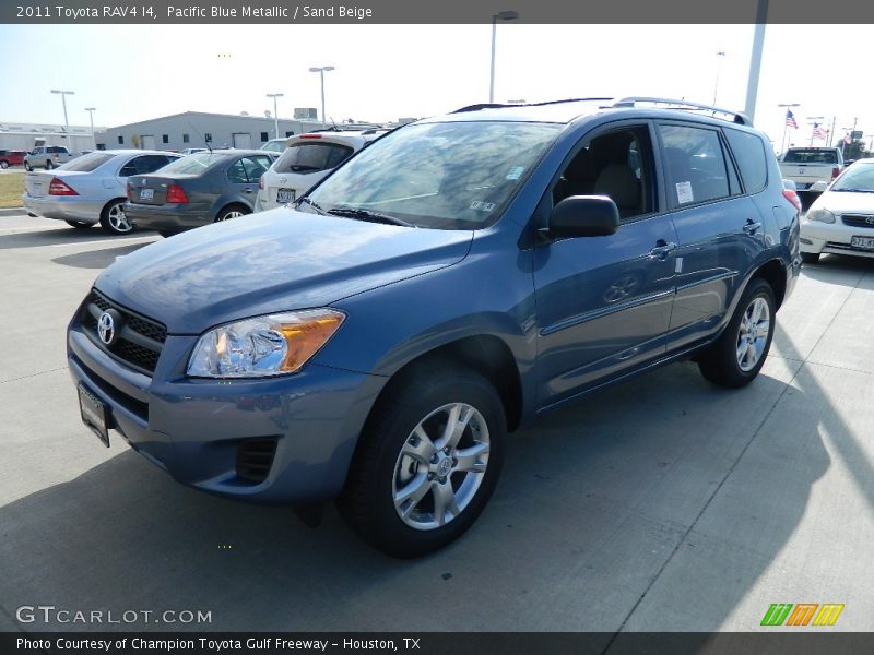 Pacific Blue Metallic / Sand Beige 2011 Toyota RAV4 I4