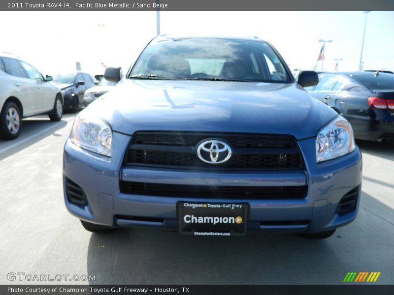 Pacific Blue Metallic / Sand Beige 2011 Toyota RAV4 I4