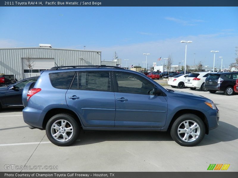 Pacific Blue Metallic / Sand Beige 2011 Toyota RAV4 I4