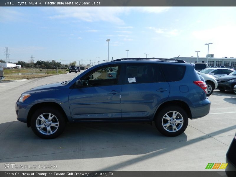 Pacific Blue Metallic / Sand Beige 2011 Toyota RAV4 I4