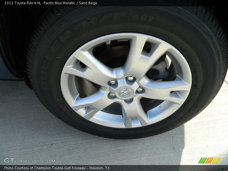 Pacific Blue Metallic / Sand Beige 2011 Toyota RAV4 I4
