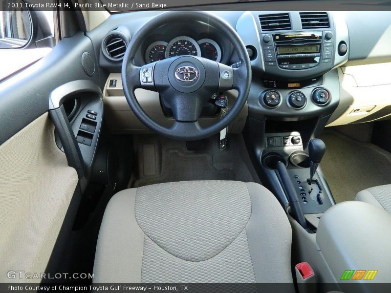 Pacific Blue Metallic / Sand Beige 2011 Toyota RAV4 I4