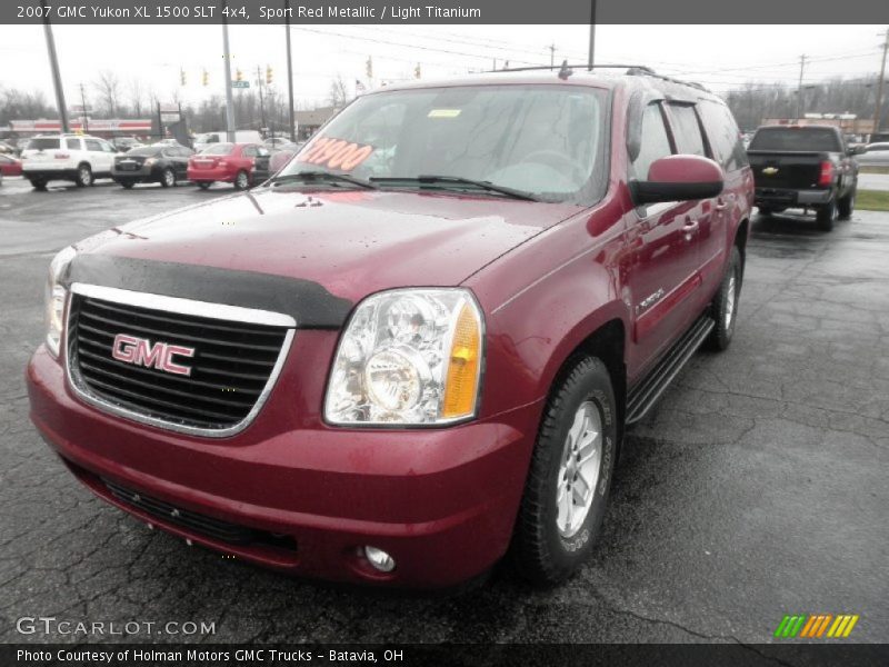 Sport Red Metallic / Light Titanium 2007 GMC Yukon XL 1500 SLT 4x4