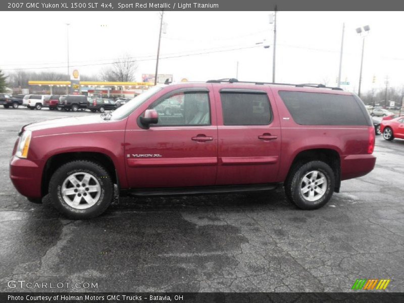 Sport Red Metallic / Light Titanium 2007 GMC Yukon XL 1500 SLT 4x4
