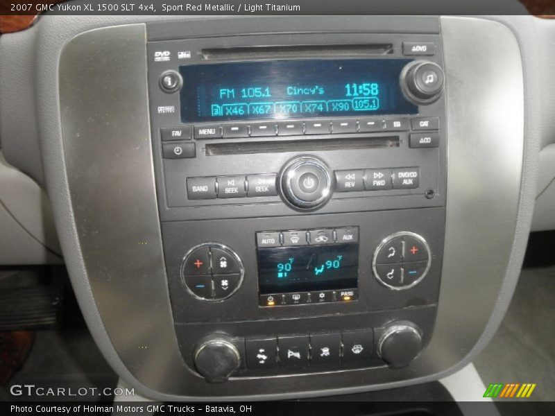 Sport Red Metallic / Light Titanium 2007 GMC Yukon XL 1500 SLT 4x4