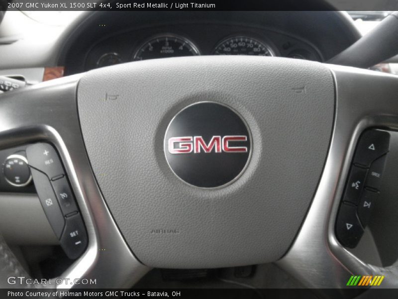 Sport Red Metallic / Light Titanium 2007 GMC Yukon XL 1500 SLT 4x4