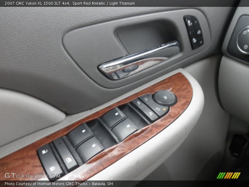 Sport Red Metallic / Light Titanium 2007 GMC Yukon XL 1500 SLT 4x4