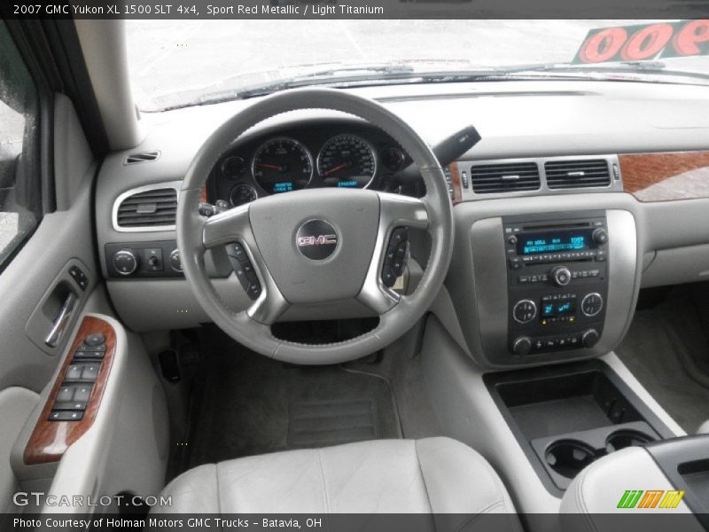 Sport Red Metallic / Light Titanium 2007 GMC Yukon XL 1500 SLT 4x4
