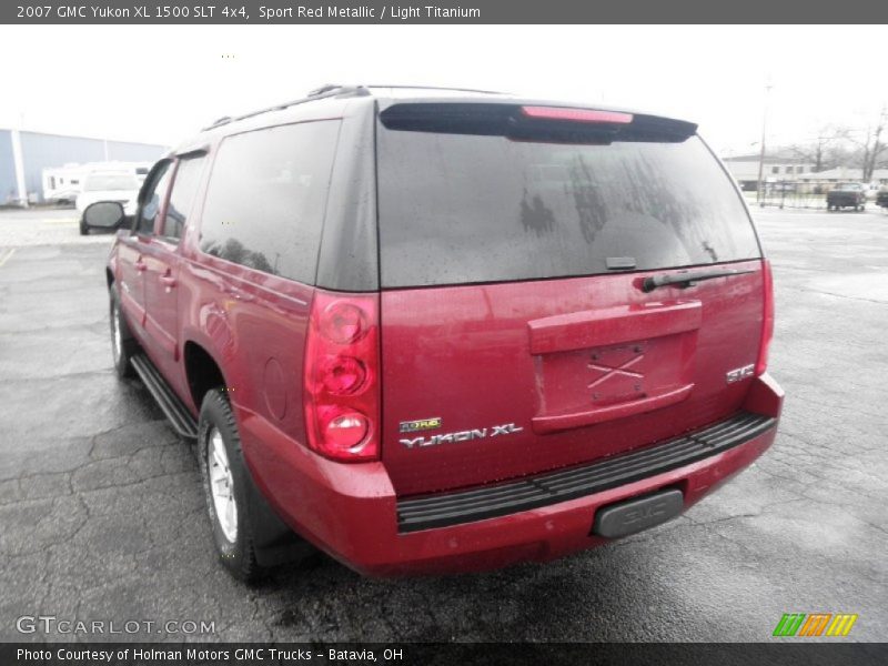 Sport Red Metallic / Light Titanium 2007 GMC Yukon XL 1500 SLT 4x4