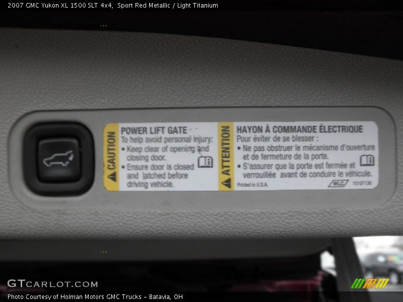Sport Red Metallic / Light Titanium 2007 GMC Yukon XL 1500 SLT 4x4