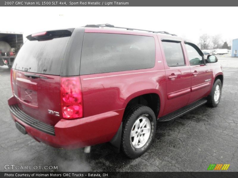 Sport Red Metallic / Light Titanium 2007 GMC Yukon XL 1500 SLT 4x4