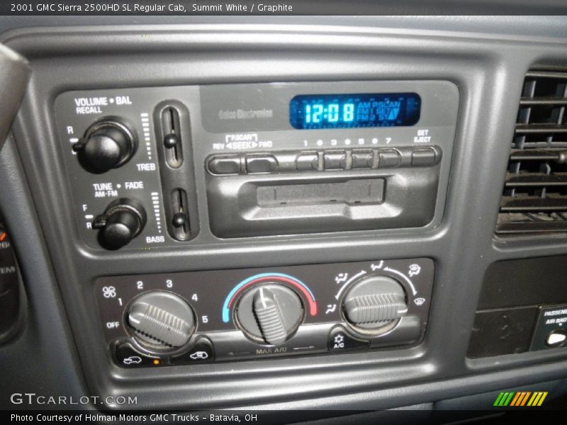 Summit White / Graphite 2001 GMC Sierra 2500HD SL Regular Cab