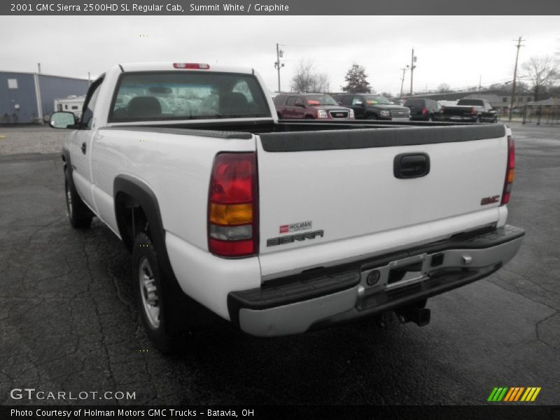 Summit White / Graphite 2001 GMC Sierra 2500HD SL Regular Cab