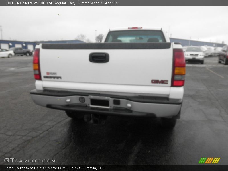 Summit White / Graphite 2001 GMC Sierra 2500HD SL Regular Cab