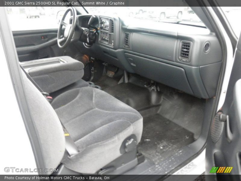 Summit White / Graphite 2001 GMC Sierra 2500HD SL Regular Cab