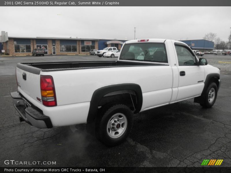 Summit White / Graphite 2001 GMC Sierra 2500HD SL Regular Cab