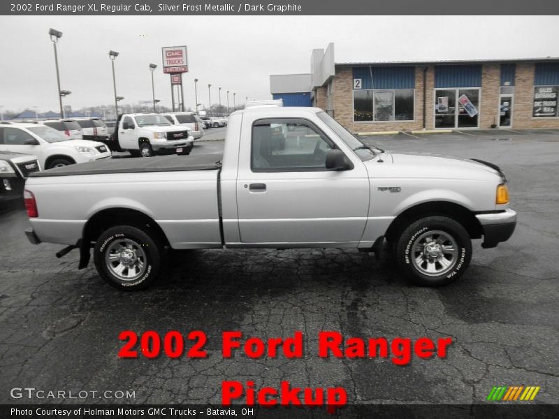Silver Frost Metallic / Dark Graphite 2002 Ford Ranger XL Regular Cab