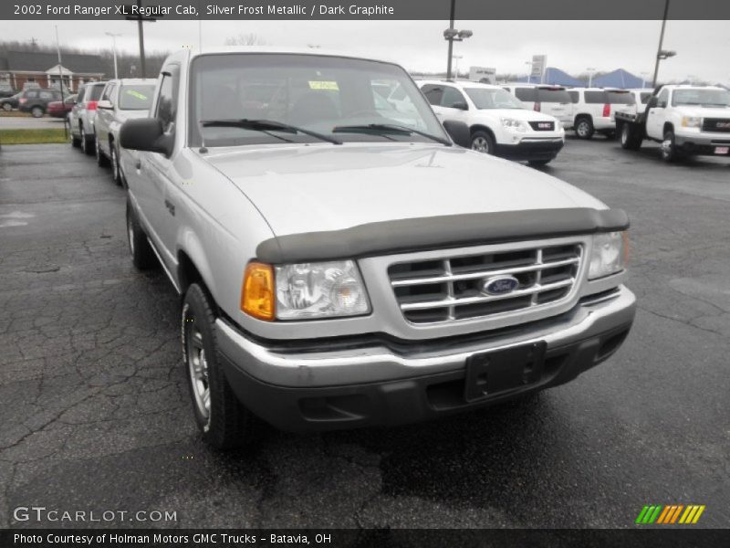 Silver Frost Metallic / Dark Graphite 2002 Ford Ranger XL Regular Cab