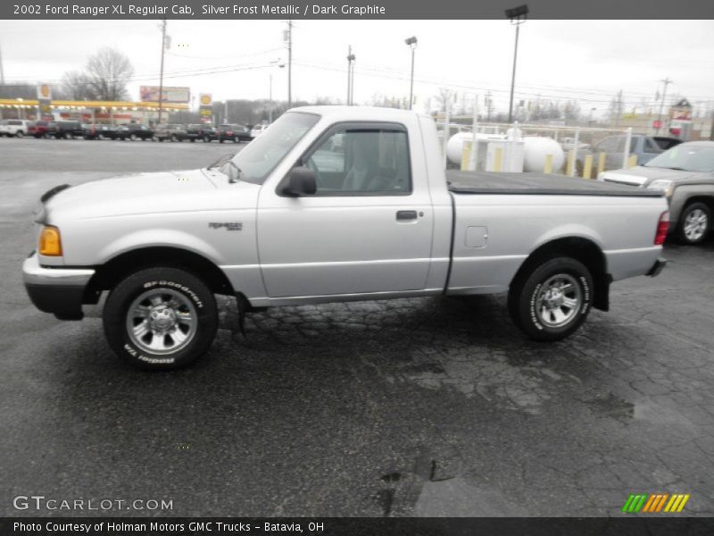 Silver Frost Metallic / Dark Graphite 2002 Ford Ranger XL Regular Cab