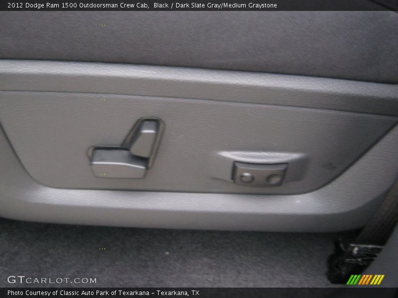 Black / Dark Slate Gray/Medium Graystone 2012 Dodge Ram 1500 Outdoorsman Crew Cab