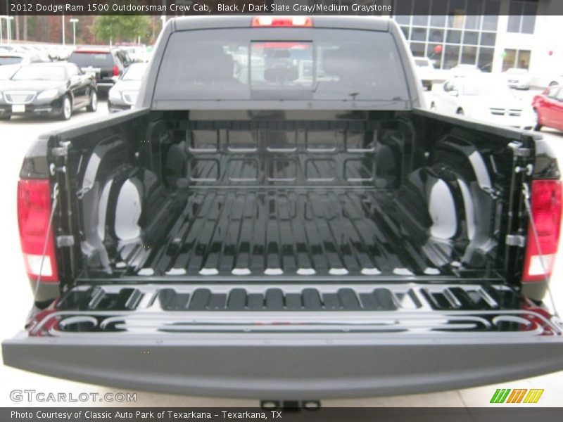 Black / Dark Slate Gray/Medium Graystone 2012 Dodge Ram 1500 Outdoorsman Crew Cab